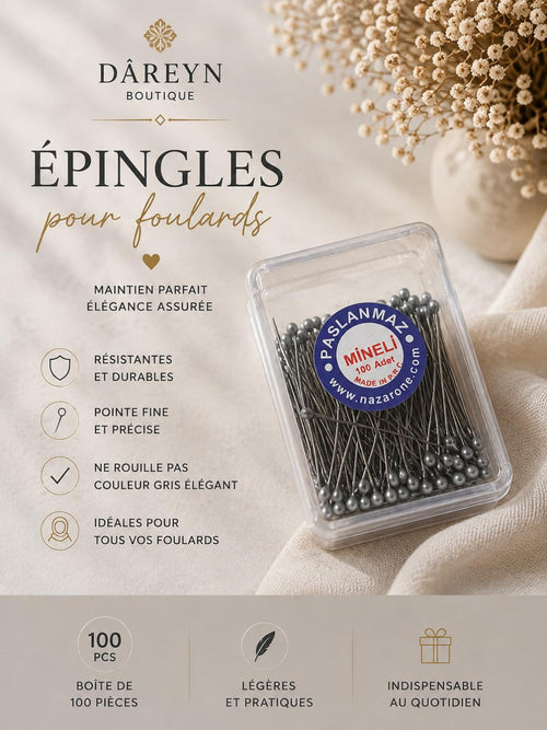 Épingle à Foulard – Élégante & Sécurisée